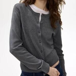 Hm grey cardigan size small